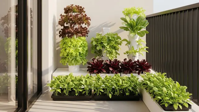 Hidroponik di Balkon Apartemen