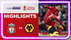 Berita video highlights Piala FA, Liverpool ditahan imbang Wolves 2-2, Minggu (8/1/23)
