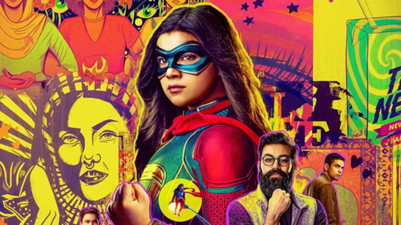 Poster Ms Marvel.  (Disney+ via IMDb)
