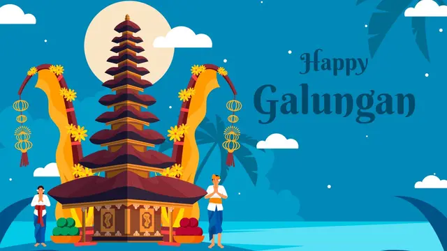 Ilustrasi Hari Raya Galungan