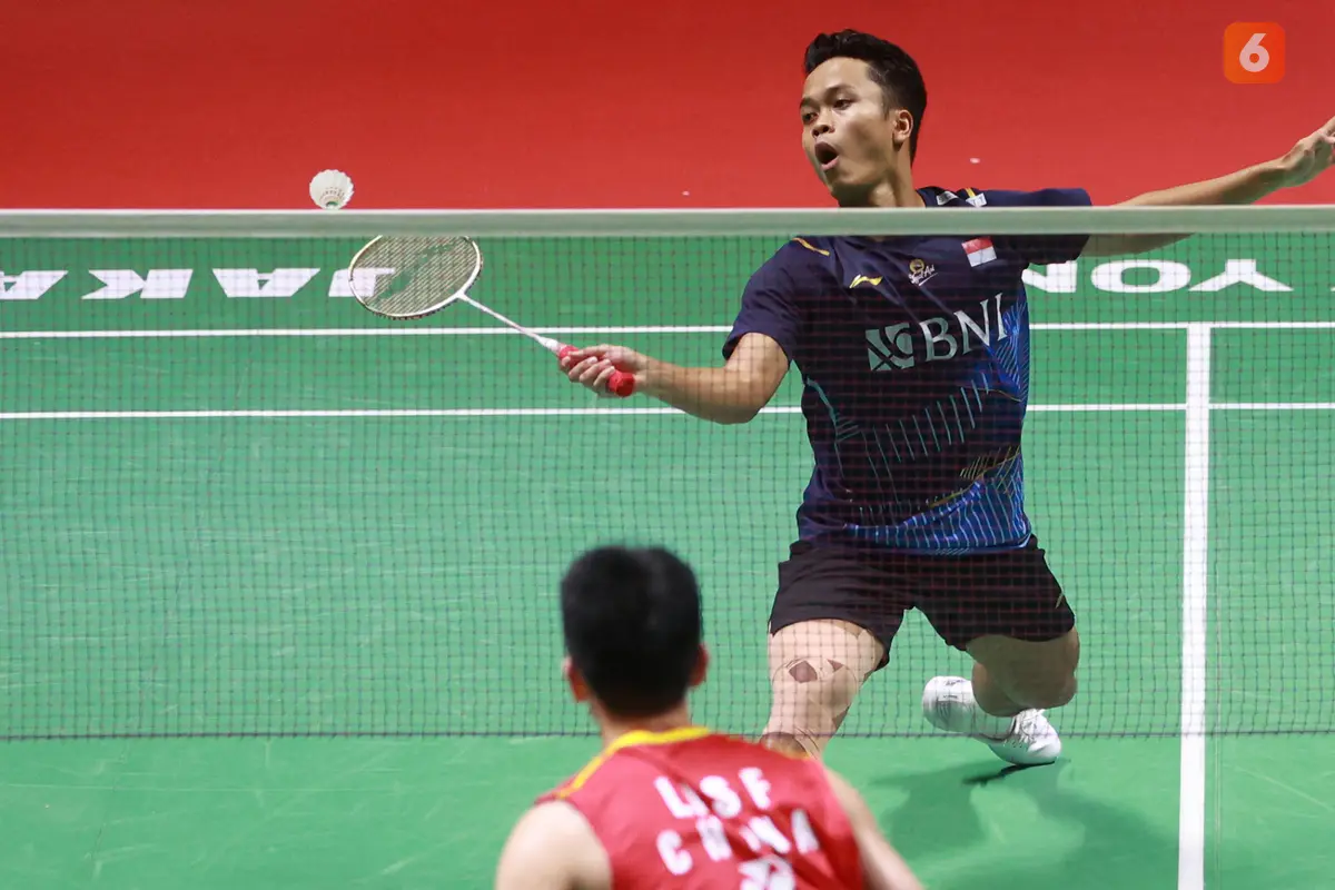 Foto: Ditonton Presiden Jokowi, Anthony Sinisuka Ginting Lolos ke Final Indonesia Open 2023