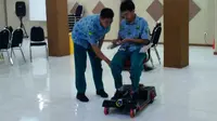 Kursi Roda Khusus Disabilitas Karya Siswa Smamda Sidoarjo. (Liputan6.com/Dian Kurniawan)