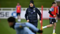 Pelatih kepala Timnas Inggris, Thomas Tuchel menerapkan strategi aneh untuk dua laga FIFA Matchday menjelang Piala Dunia 2026. (AFP/Paul Ellis)