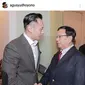 Prabowo dan AHY Jabat Tangan Erat di RSPAD (Instagram)