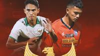 Timnas Indonesia - Marselino Ferdinan dan Achmad Figo (Bola.com/Adreanus Titus)
