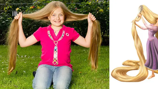 Anak Perempuan Dengan Rambut Panjang Seperti Rapunzel Parenting Fimela Com