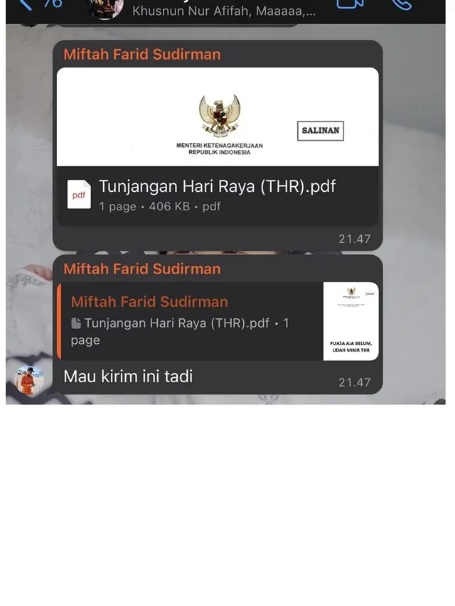 7 Chat Grup WhatsApp Usai di-Prank soal THR Ini Responnya Bikin Tepuk Jidat