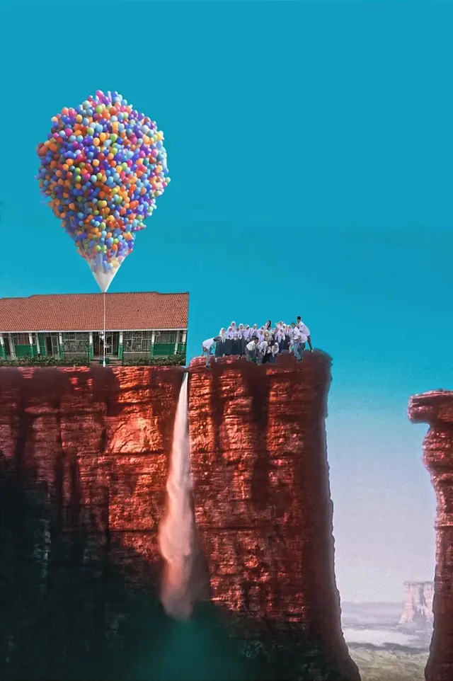 Definisi pengin healing bujet murah, 6 editan foto anak SMA nikmati liburan ini idenya di luar nurul