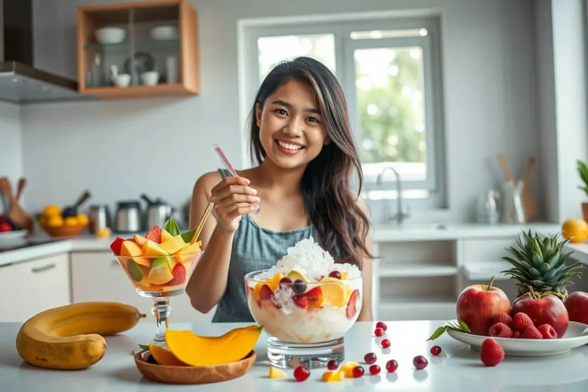 resep es buah segar