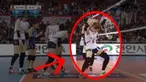 Video pemain bola voli asal Korea Selatan ini menari seksi dan menggoda wasit serta hakim garis tiap kali timnya memperoleh poin.