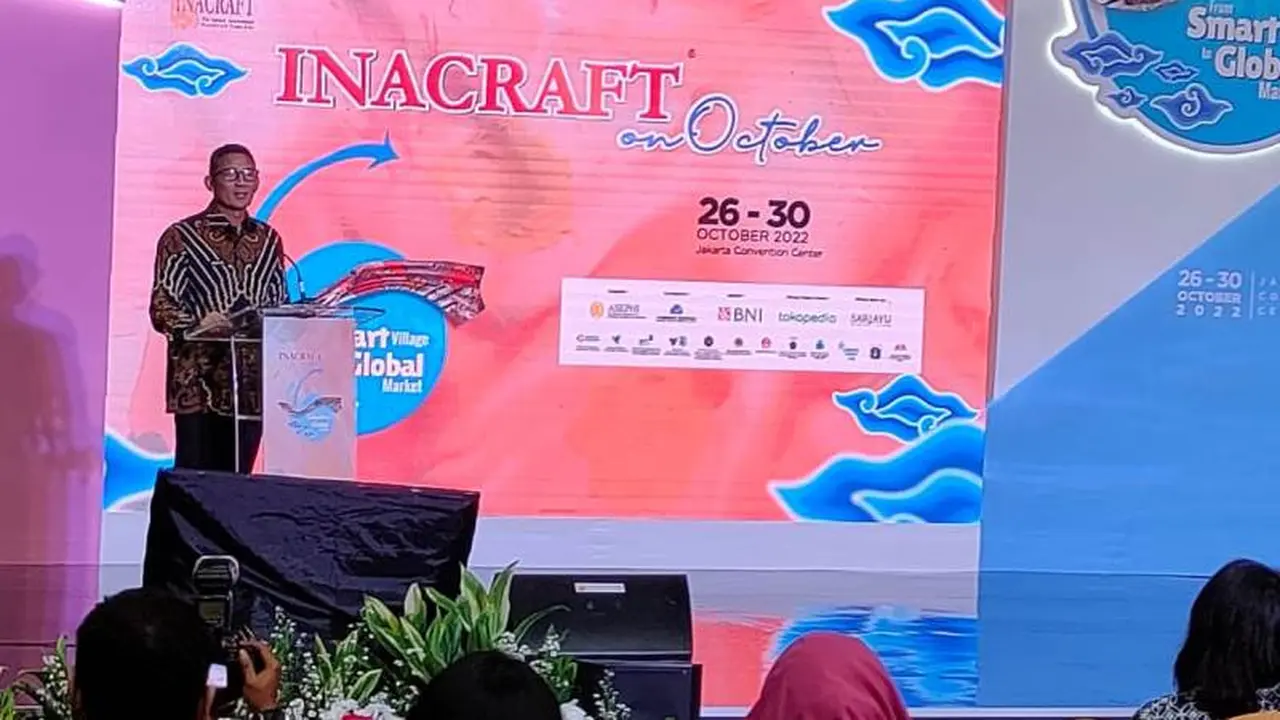 Ekonomi Kreatif Termasuk Penyumbang Produk Donestik Bruto Terbesar, Menparekraf Berharap Inacraft 2022 Dipenuhi Rojali