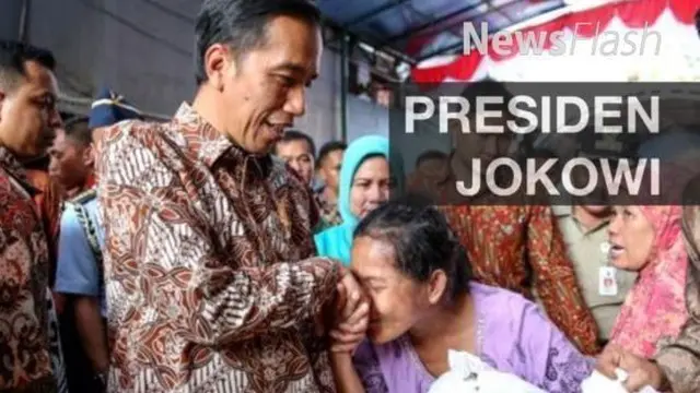 NEWS FLASH: Jokowi Beri Hadiah Kepada Ibu yang Menyebut Dirinya Ganteng