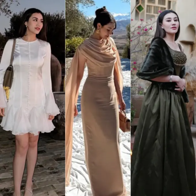 Gaya Totalitas Aaliyah Massaid Kondangan ke Maroko. [@aaliyah.massaid]