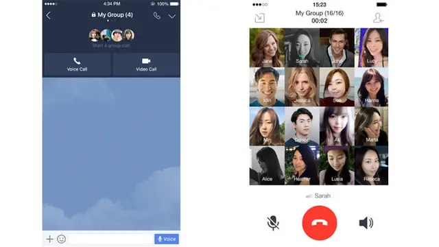 Line Group Call