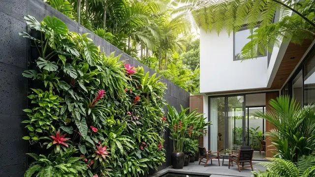 Vertical Garden untuk Mengurangi Area Tanah