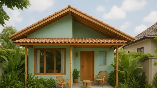 Model Rumah Minimalis Bergaya Retro