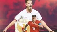 Timnas Indonesia - Jens Raven dan Dony Tri Pamungkas (Bola.com/Adreanus Titus)