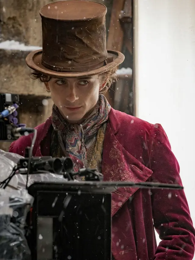 Timothée Chalamet dalam Wonka. (Instagram/ tchalamet)