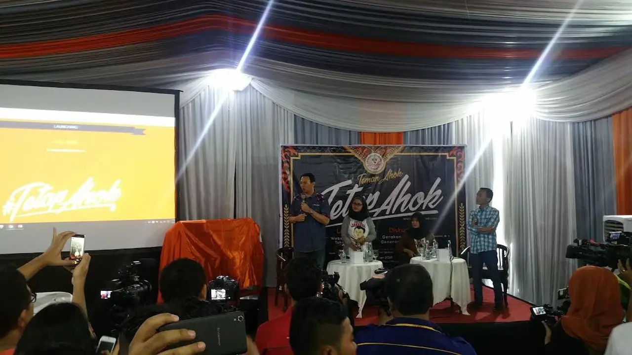 Ahok melanching website TemanAhok