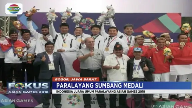 Cabang olahraga paralayang sumbang dua medali perunggu di nomor cross country atau lintas alam.