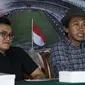 Sejarawan, JJ Rizal, saat berbicara dalam seminar "Dari Stadion VIJ menuju Stadion MH Thamrin" di Balai Kota, Jakarta, Jumat (15/2). Acara ini rangkaian dari Festival 125 Tahun MH Thamrin. (Bola.com/Yoppy Renato)