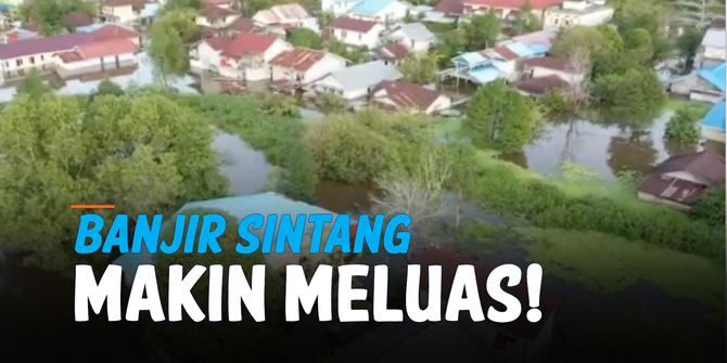 VIDEO: 80 Persen Wilayah Sintang Terendam Banjir, Listrik Dipadamkan &amp; Sulit Cari Sembako