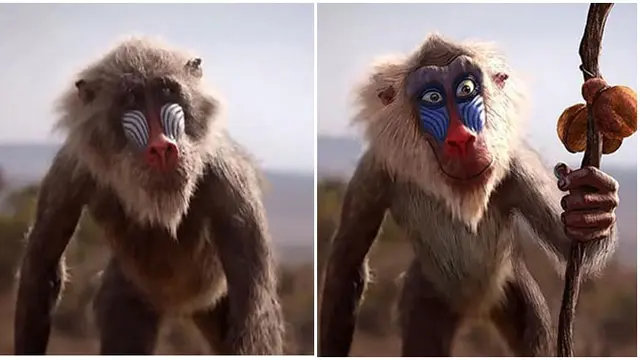 Begini Foto Gabungan Live-Action dan Animasi The Lion King yang Bikin Gemas