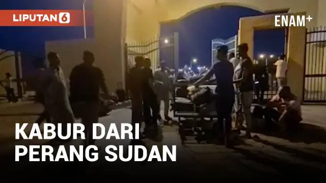 Situasi di Sudan sudah tidak aman lagi dirasakan oleh warganya. Sebagian dari mereka ramai-ramai kabur ke negara tetangga untuk selamatkan diri.