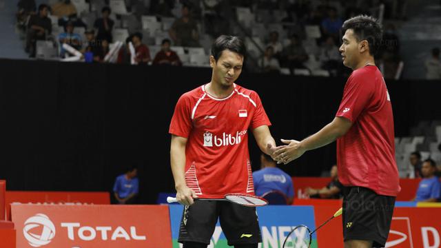 Mohammad Ahsan/Angga Pratama, Kejuaraan Beregu Asia 2018