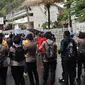 Unjuk rasa penolakan G20 di depan kampus Universitas Cenderawasih Abepura, Kota Jayapura. (Liputan6.com/Katharina/Polresta Jayapura Kota)