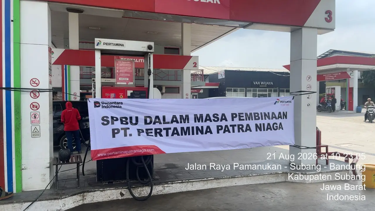 Pertamina menjatuhkan sanksi kepada SPBU di Subang setelah menemukan indikasi ketidaksesuaian penyaluran Biosolar. (Dok Pertamina)