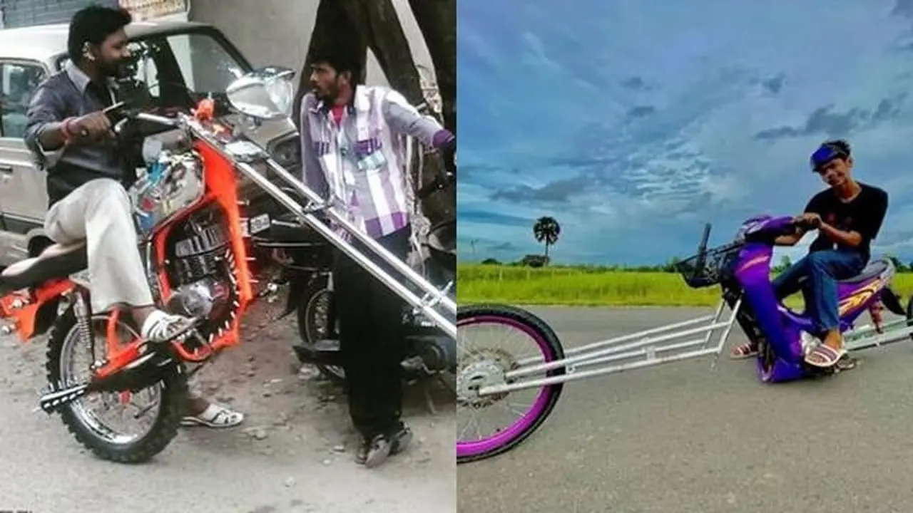 Kumpulan Modifikasi Motor yang Bikin Hidup Pemiliknya Tambah Repot