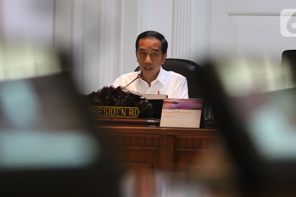 Jokowi Pimpin Rapat Terbatas
