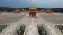 Foto dari udara pada 18 Juni 2020 menunjukkan pemandangan makam kerajaan barat dari era Dinasti Qing (1644-1911) di Wilayah Yixian, Provinsi Hebei, China utara. Di situs makam ini, empat kaisar Dinasti Qing dimakamkan, yakni Yong Zheng, Jia Qing, Dao Guang, dan Guang Xu. (Xinhua/Zhu Xudong)