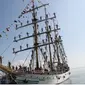 KRI Dewaruci dan Taruna Taruni AAL berkunjung ke Kotabaru