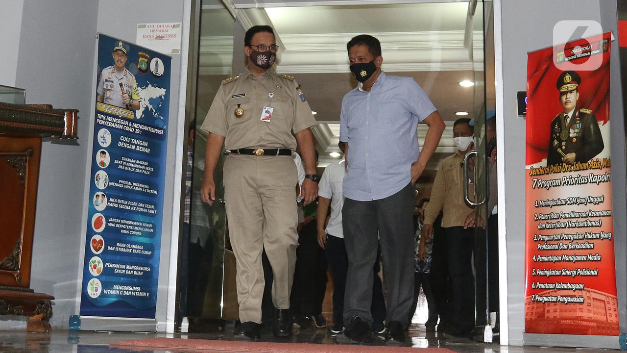 FOTO: Anies Baswedan Penuhi Undangan Klarifikasi Polda Metro Jaya