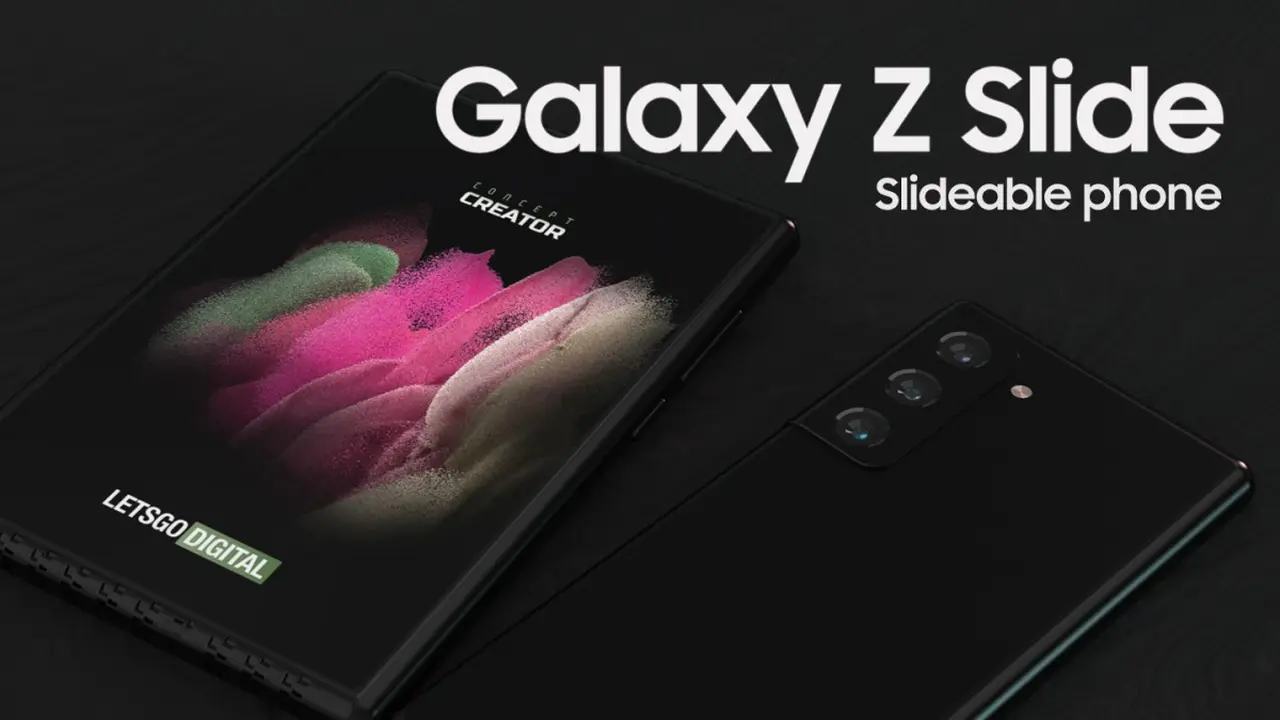 Gambar Render Galaxy Z Slide