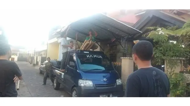 Potret Kanopi Rumah Clara Gopa yang Kini Dibongkar (sumber: instagram/claragopaduosemangkareal69)
