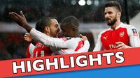 Video highlights babak ketiga Piala FA antara Arsenal vs Sunderland yang berakhir dengan skor 3-1, Sabtu (9/1/2016).
