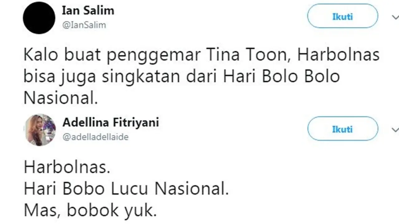 plesetan harbolnas ala warganet