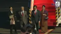 Berikut gaya anggun Iriana Jokowi dampingi Siti Hasmah, istri PM Malaysia, Mahathir Mohamad. (Foto: vidio.com)