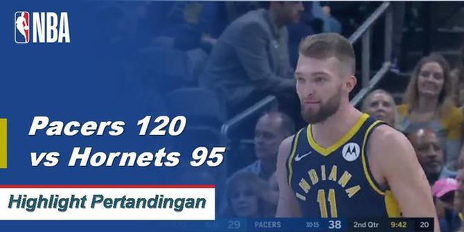 Cuplikan Pertandingan NBA : Pacers 120 vs Hornets 95