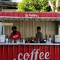 Di tengah penerapan PSBB di Kota Tarakan, banyak kedai kopi yang tetap buka agar bisa menggaji karyawan. (foto: Siti Hardiani)