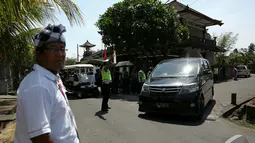 Acara privat party Raffi Ahmad dan Nagita Slavina di Alila Villas Soori, Tabanan, Bali berlangsung ketat, Bali, Sabtu (25/10/2014) (Liputan6.com/Fahrizal Lubis)