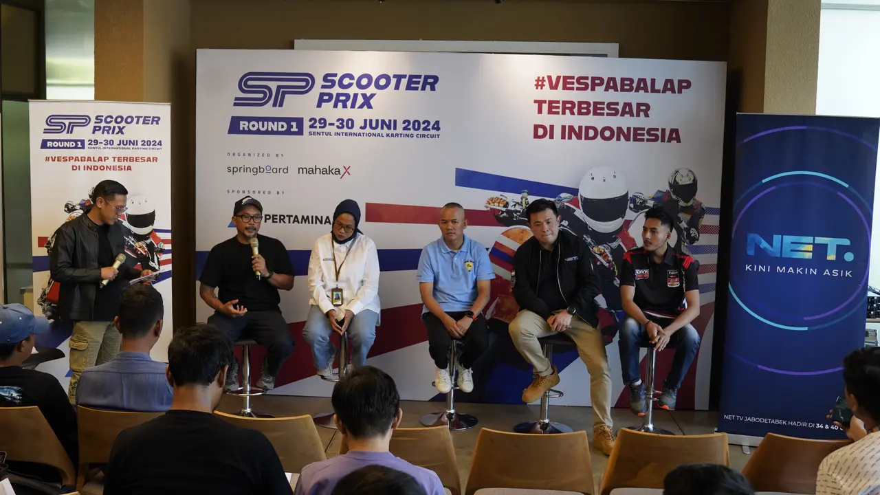 Pressconfrence ajang Scooter Prix 2024
