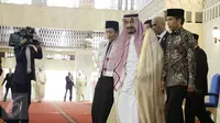 Presiden Joko Widodo dan Raja Arab Saudi Salman bin Abdulaziz al-Saud (Liputan6.com/Angga Yuniar)