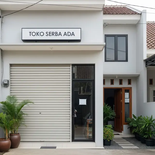 Desain Rumah Toko Sederhana