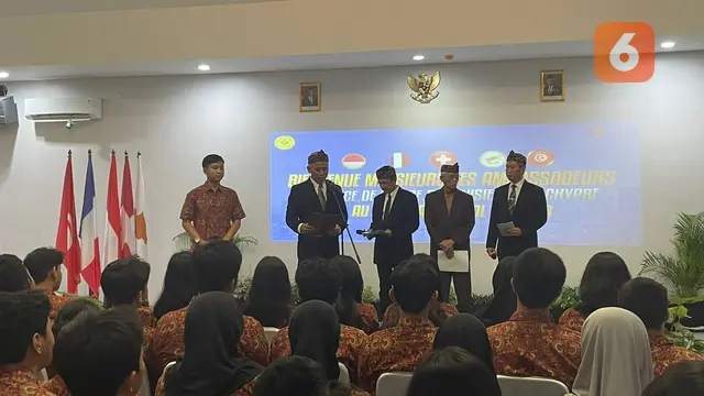 Acara "La Semaine Francophonie" di SMA Labschool Cibubur.