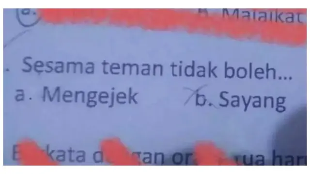 6 Jawaban Nyeleneh Murid Jawab Soal tentang Pertemanan Ini Bikin Ngakak