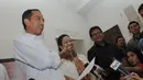  Rumah transisi ini dipimpin Rini M. Soemarno dan empat orang deputi, Andi Widjajanto, Hasto Kristyanto, Anies Baswedan dan Akbar Faisal, Jakarta, Senin (4/8/14). (Liputan6.com/Herman Zakharia) 